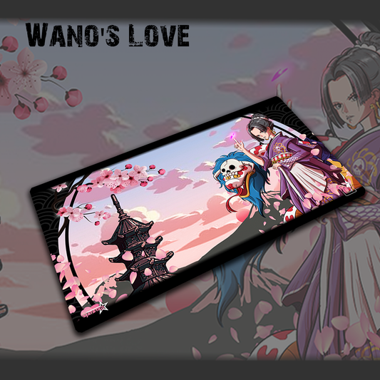 Wano’s Love — Prestige One-Player Playmat (25" × 14")