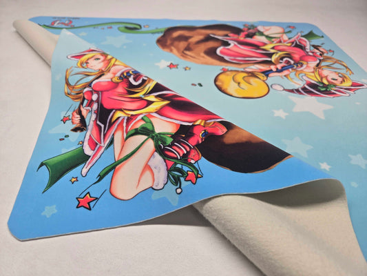 Christmas Mistress - Prestige Two-Player Playmat (25″ × 25″)