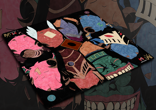 GOAT — Prestige Two-Player Playmat (25" × 25")