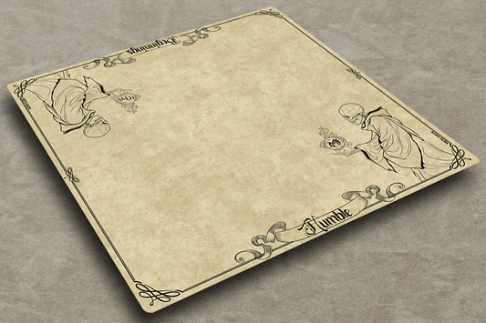 Humble Beginning — Prestige Two-Player Playmat (25" × 25")