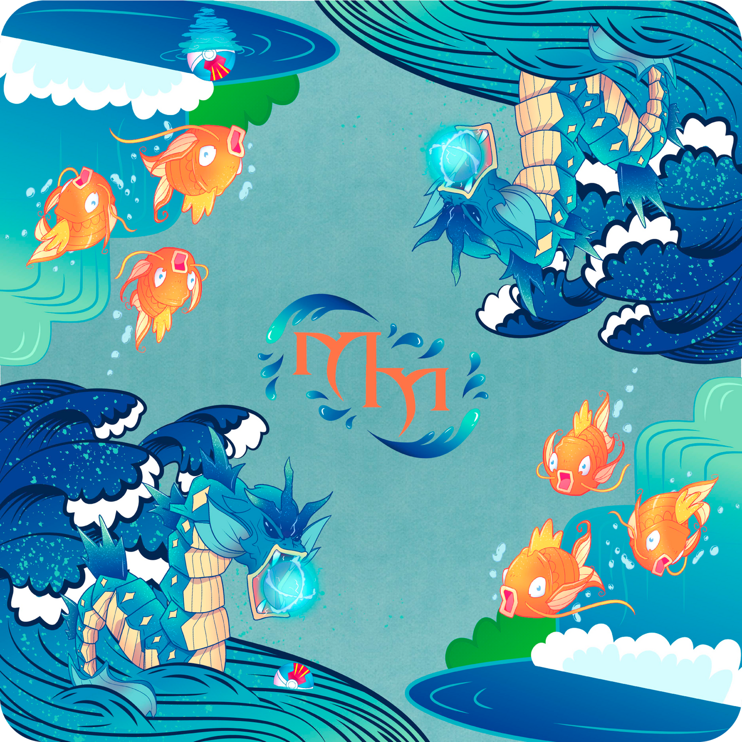 Rising Dragon — Prestige Two-Player Playmat | Shining Chase Variant (1-in-4)