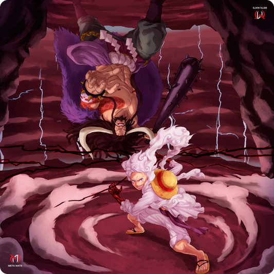 Joyboy Awakening — Prestige Two-Player Playmat (25" × 25")