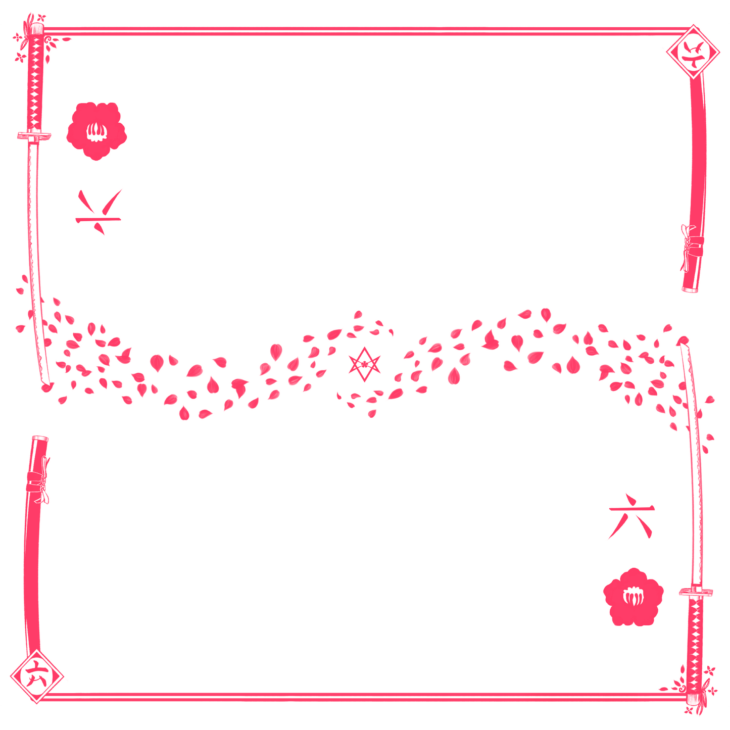 Sacred Sword — Prestige Two-Player Playmat (25″ × 25″)