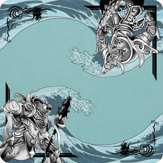 Mermail Tsunami — Prestige Two-Player Playmat (Vaulted)