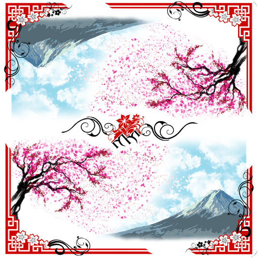 Two Player "Way of the Warrior" White Play mat