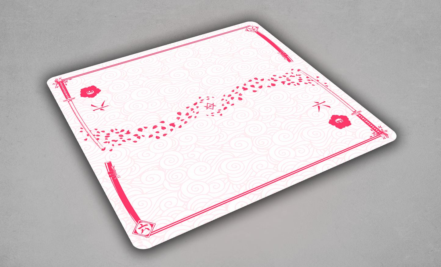 Sacred Sword — Prestige Two-Player Playmat (25″ × 25″)