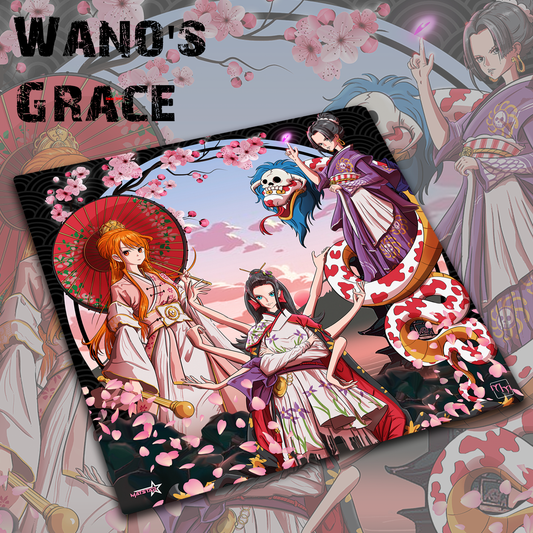 Wano’s Grace — Prestige Two-Player Playmat (25" × 25")