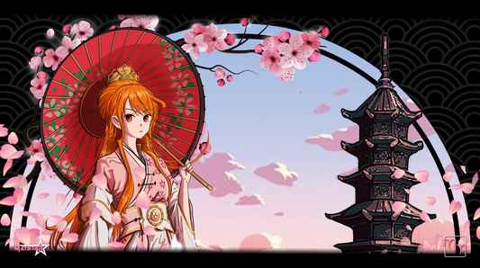 Wano’s Navigator — Prestige One-Player Playmat (25" × 14")