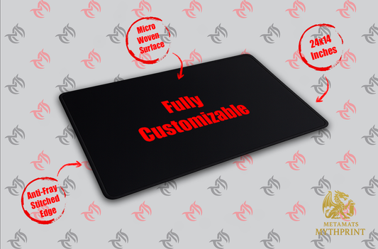 MythPrint 1-Player Custom Rubber Playmat (25" × 14")