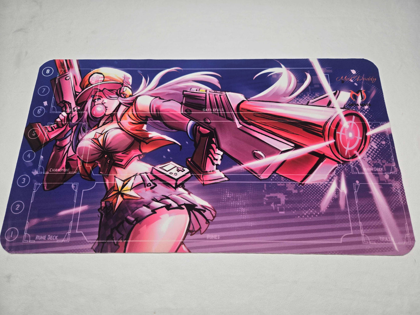Arcades Strategist (With Zones) – MetaMats × MatDaddy 1-Player Playmat