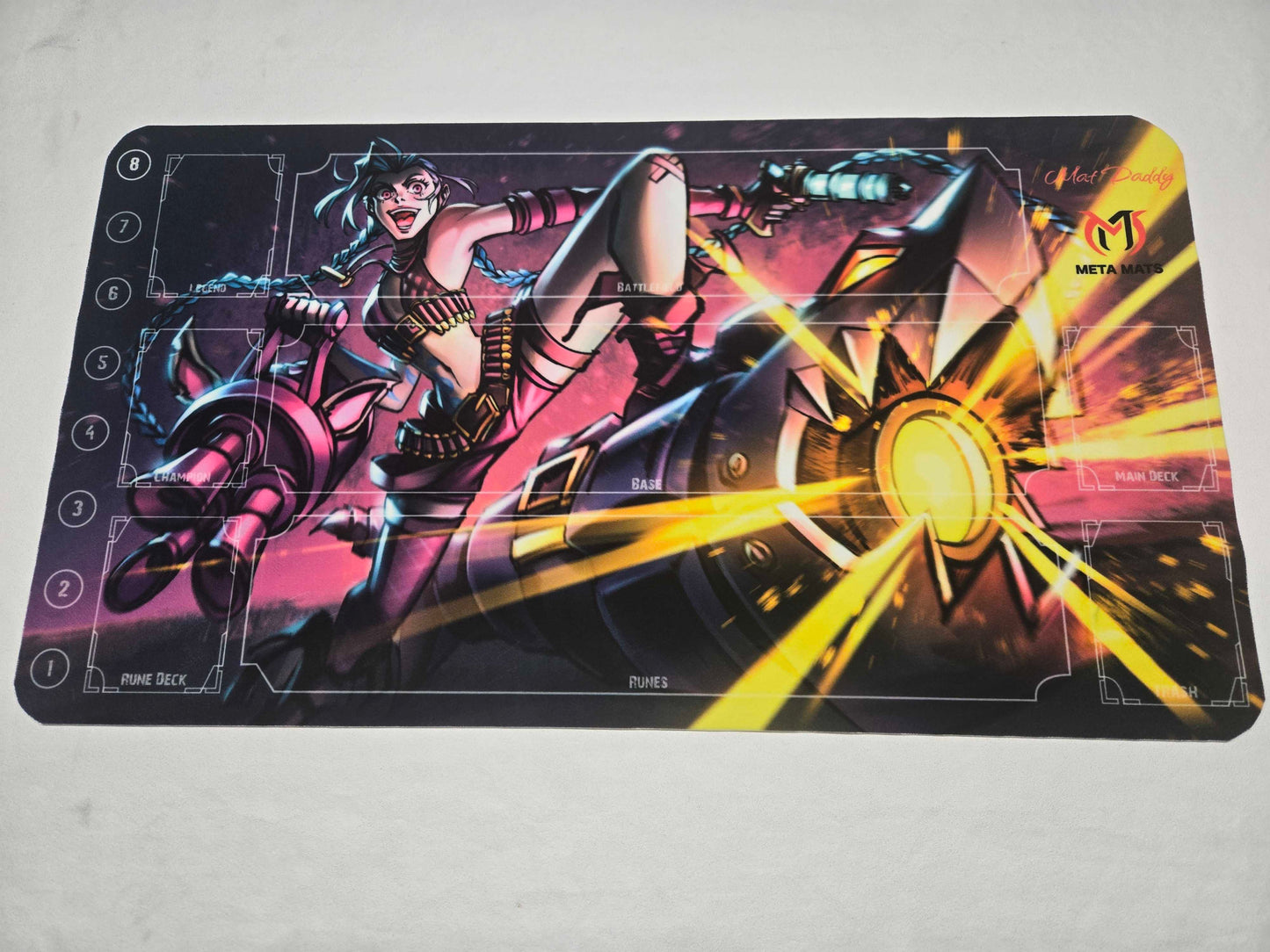 Chaotic Genuinely (With Zones) – MetaMats × MatDaddy 1-Player Playmat