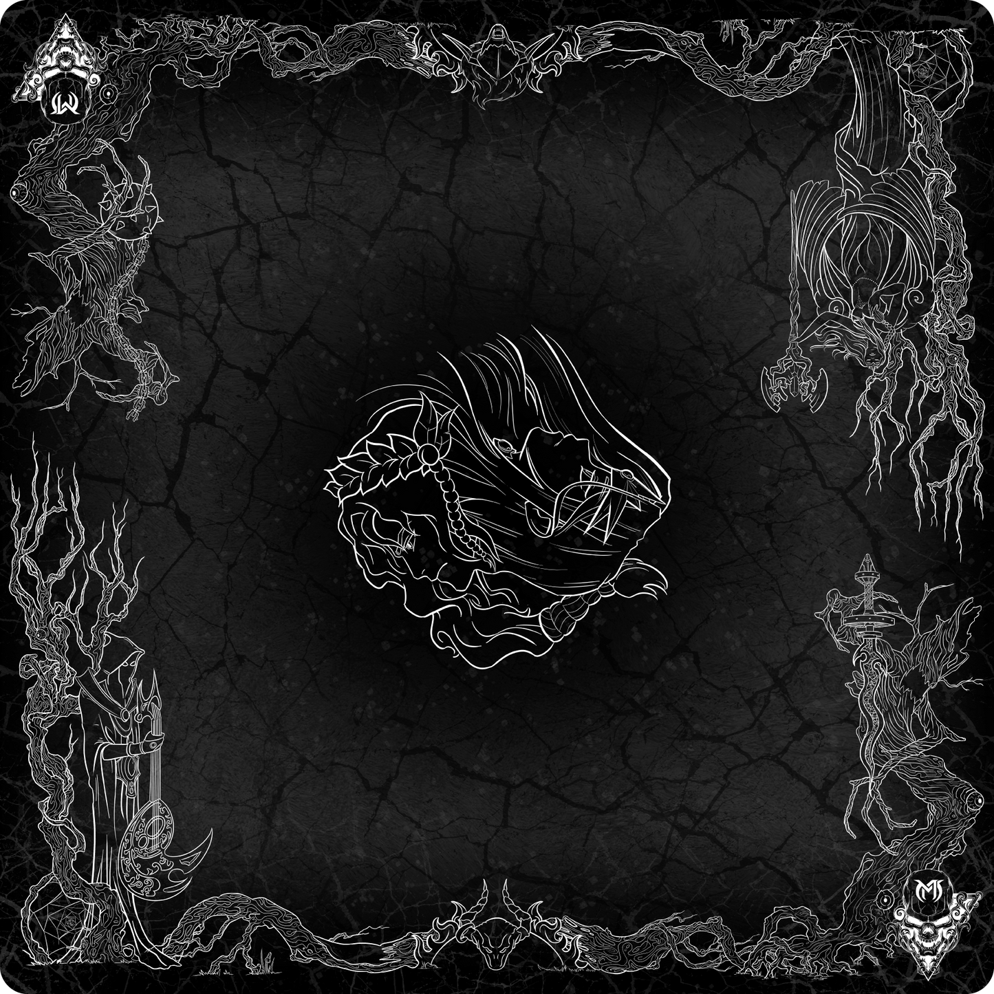 Inferno Abyss — Prestige Two-Player Playmat (Vaulted)