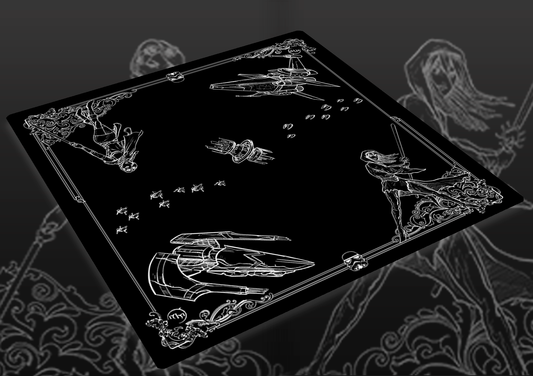 Kozmo Legends (Dark Variant) — Prestige Two-Player Playmat (Vaulted)