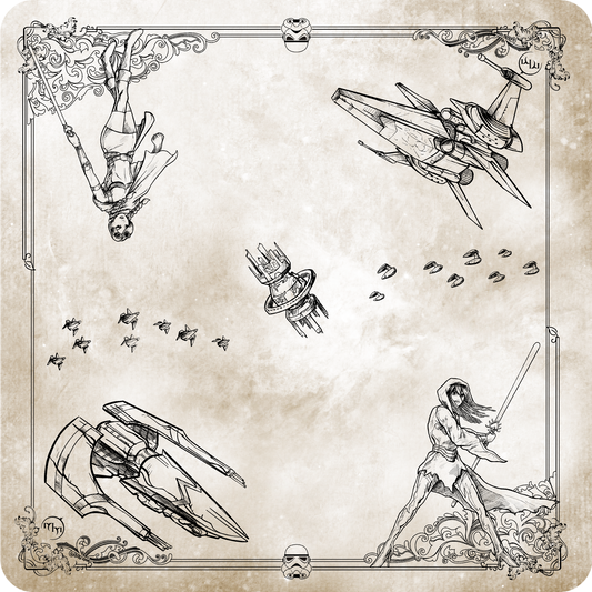 Kozmo Legends — Prestige Two-Player Playmat (Vaulted)