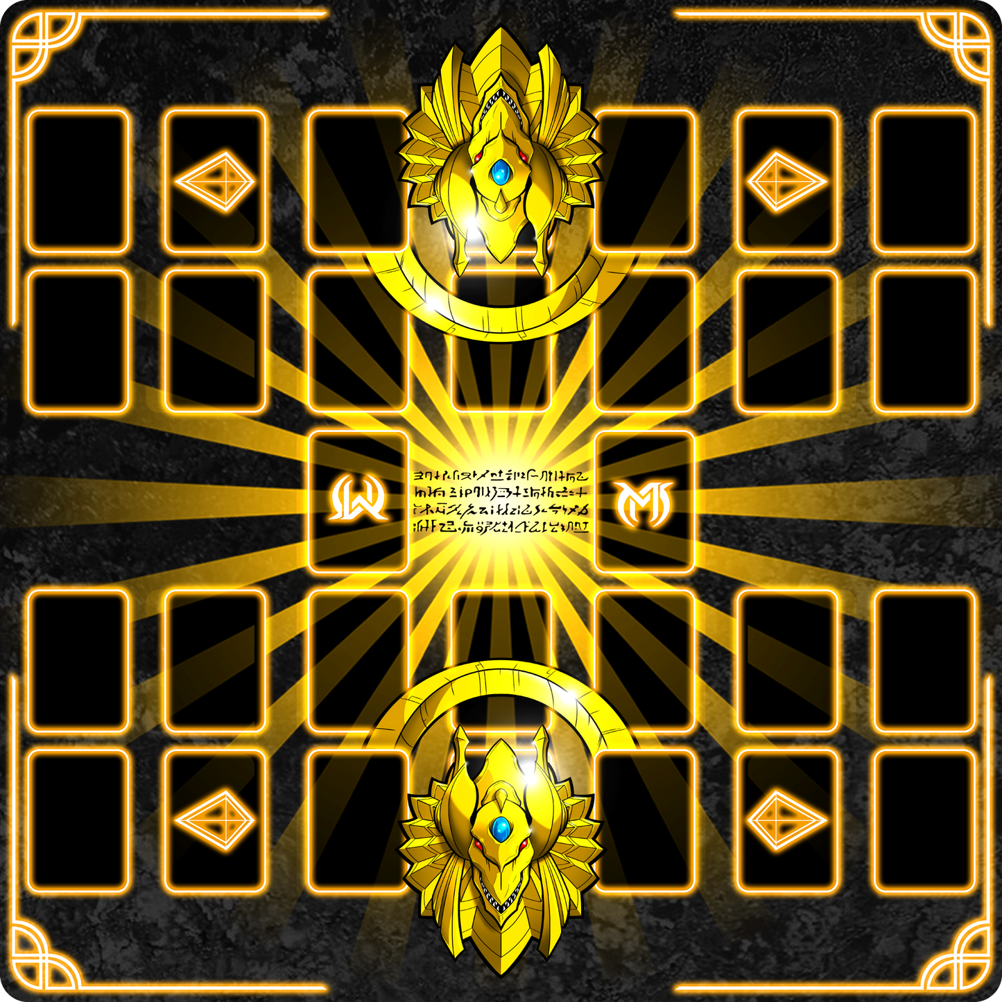 Blaze Cannon — Prestige Two-Player Playmat (Vaulted)