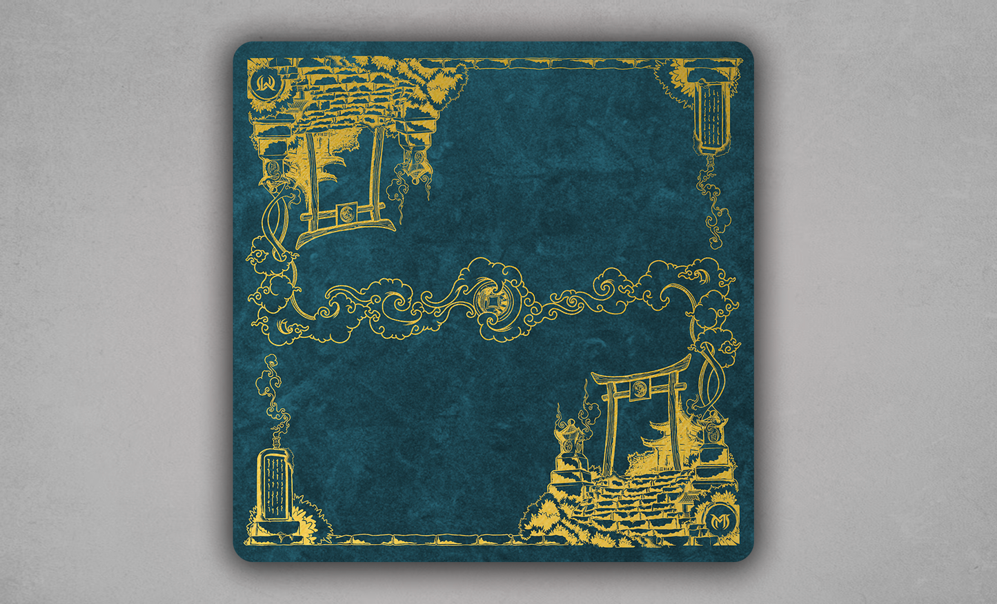 The Shrine — Prestige Two-Player Playmat (25" × 25")