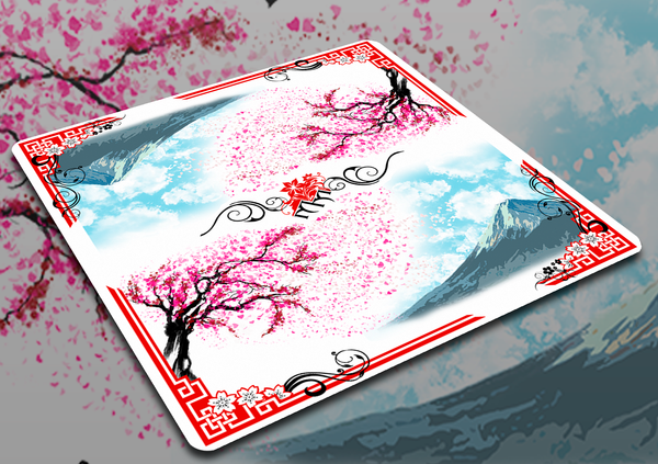 Way of the Warrior (White) Two-Player Playmat | MetaMats Prestige
