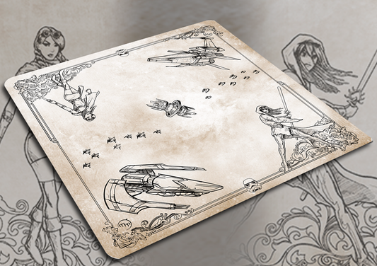 Kozmo Legends — Prestige Two-Player Playmat (Vaulted)
