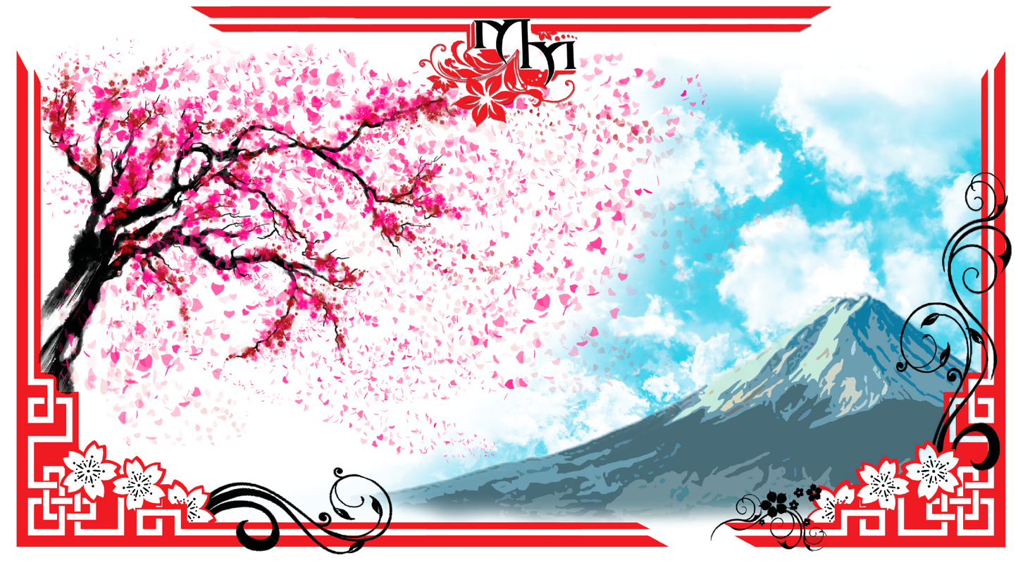 Way of the Warrior — Prestige One-Player Playmat (25" × 14")